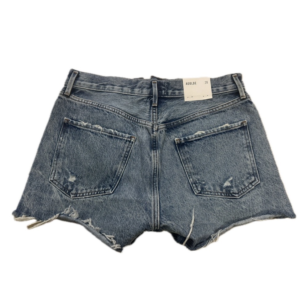 AGOLDE Women's Blue Denim Shorts
